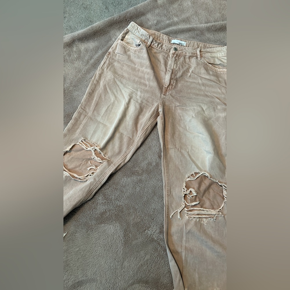 Vervet jeans - creamy/peach size 32